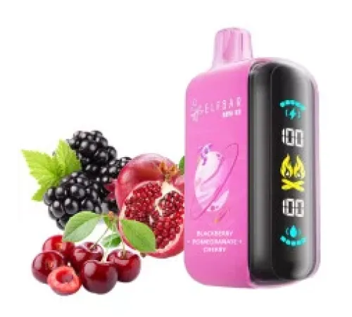 Elf Bar Raya D3 25000 BlackBerry PomeGranate Cherry 🍒