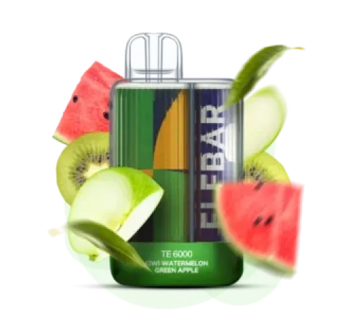 Elf Bar TE6000 Kiwi Watermelon Green Apple  🥝🍉🍏